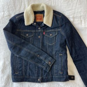 Levi Original Jean Jacket with Sherpa